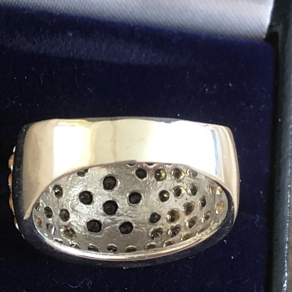 NWOT Sterling Silver Yellow Sapphire & Rhodolite Garnet Ring - Picture 9 of 9